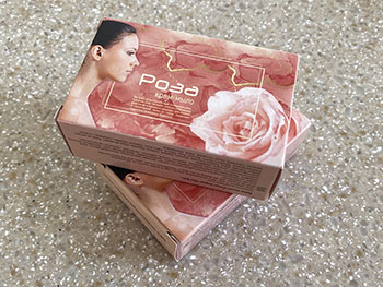 Мыло туалетное «Экстра» «Крем-мыло Роза» в картонной упаковке